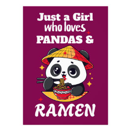 Foto Love Pandas and Ramen (texto blanco)