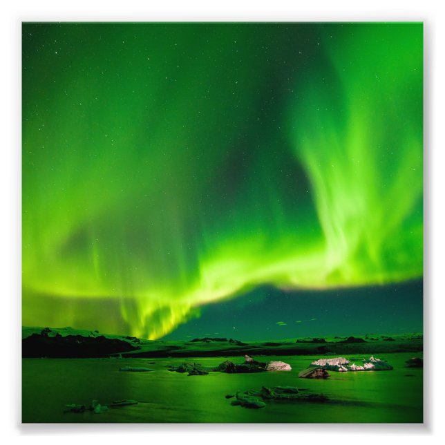 Foto Luces boreales de Islandia (Frente)