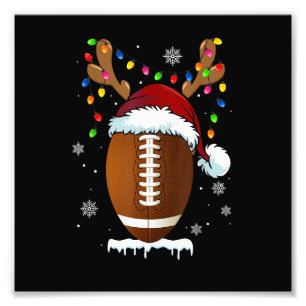 Foto Luces de Balón de Fútbol de Navidad Divertidas par