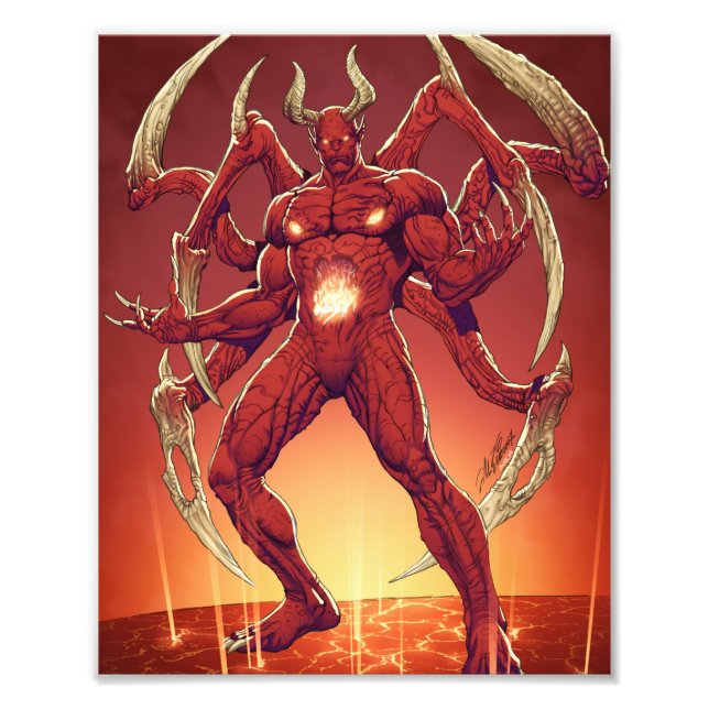 Foto Lucifer el diablo, el príncipe de la oscuridad, Sa (Frente)