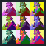 Foto Ludwig Van Beethoven Pop Art<br><div class="desc">Beethoven(1770-1827) fue compositor y pianista clásico y romántico</div>