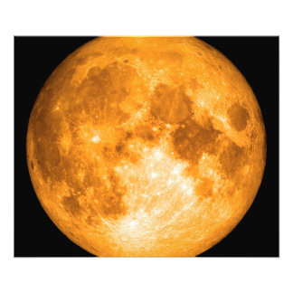 Foto Luna llena de naranja