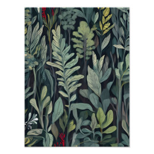 Foto Lush Tropical Paradise Seamless Pattern