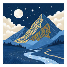 Luz de Luna en la Montaña