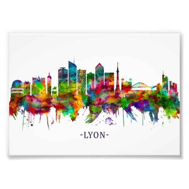 Foto Lyon France Skyline (Frente)
