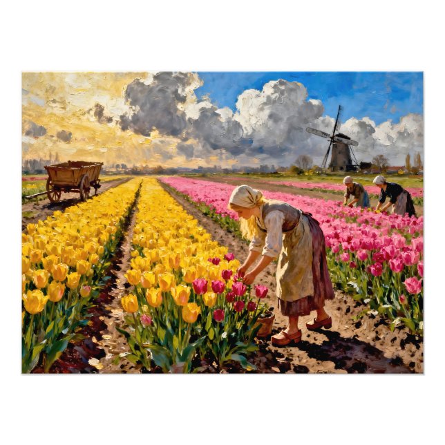 Foto “Lysbeth in the Amber Light” - A Dutch Landscape (Frente)