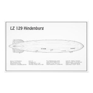 Foto LZ 129 Hindenburg - Aviso Planes de Blueprint BD