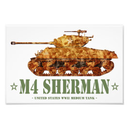 Foto M4 Sherman World War Two American Medium Tank WWII