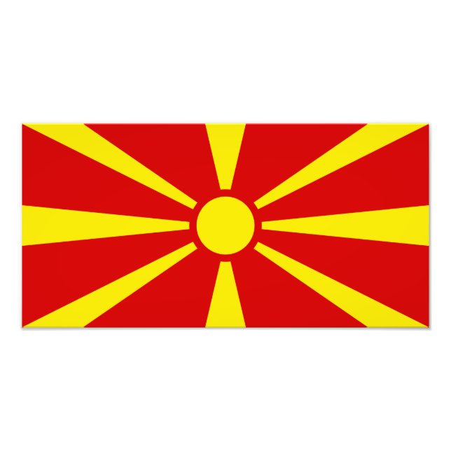 Foto Macedonia - Bandera macedonia (Frente)