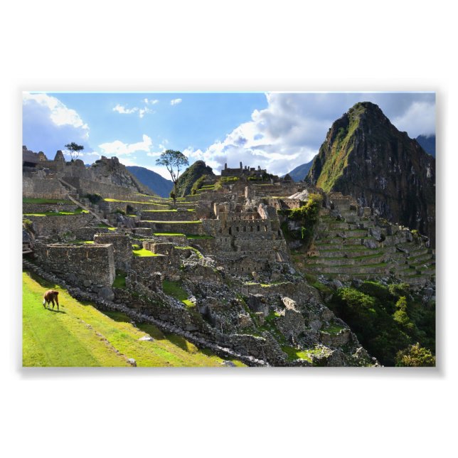 Foto Machu Picchu, Perú, tarde (Frente)