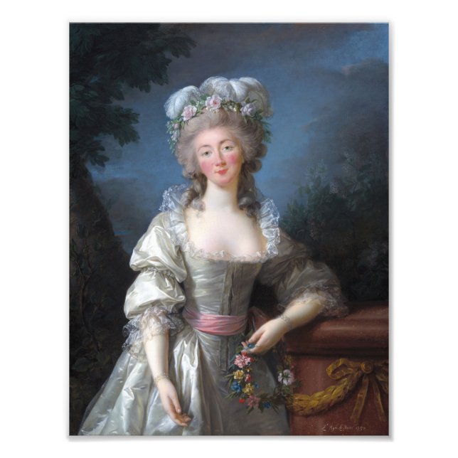 Foto Madame du Barry 1782 por Elisabeth Brun (Frente)