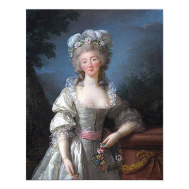 Foto Madame du Barry 1782 por Elisabeth Brun (Frente)