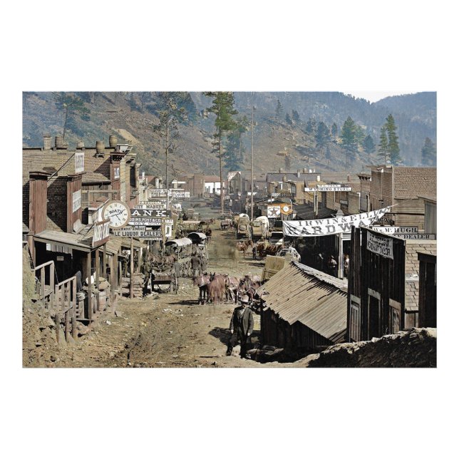 Foto MADERA VISTA por Wild Bill Hickok 1876 (Frente)