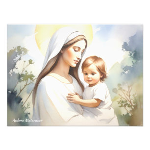Foto Madonna con el niño Jesús