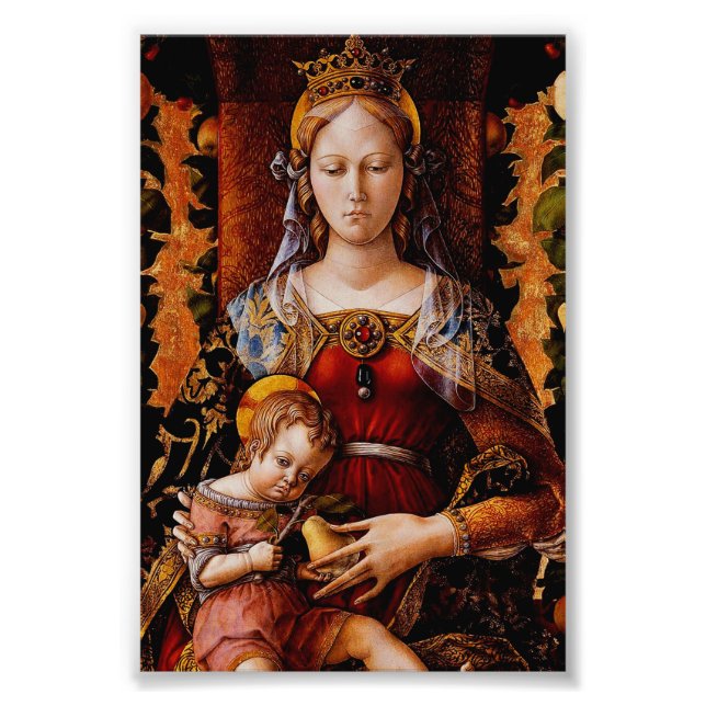Foto Madonna della Candeletta por Carlo Crivelli (Frente)