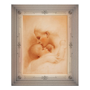 Foto Madre besando a su bebé por Charles Gates Sheldon