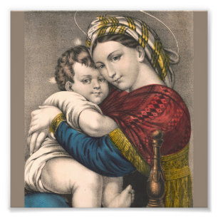 Foto Madre casada con el niño Jesús