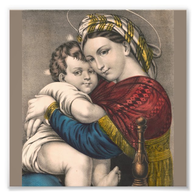 Foto Madre casada con el niño Jesús (Frente)