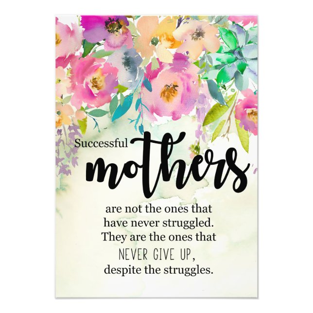 Foto Madres exitosas con regalo de madre (Frente)