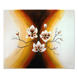 Foto Magnolien, Acryl -