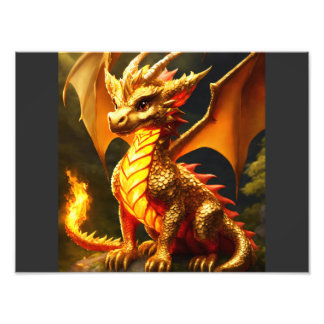 Foto "Majestad del Dragón Dorado - Ampliación de la fot
