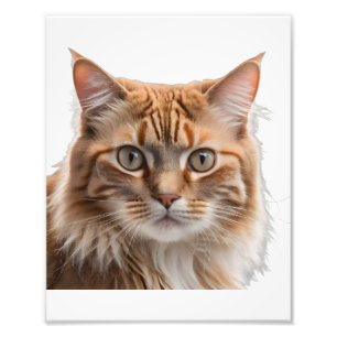 Foto Majestic Orange Tabby Cat Portrait