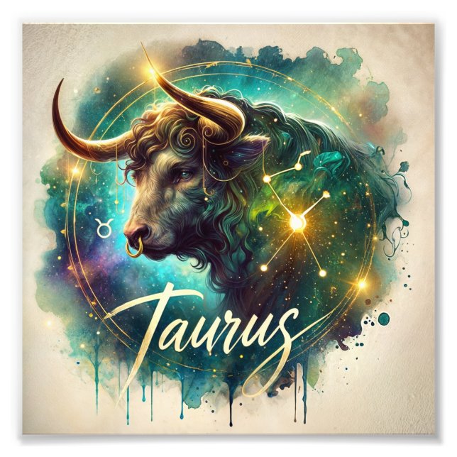 Foto Majestic Taurus Zodiac Art (Frente)