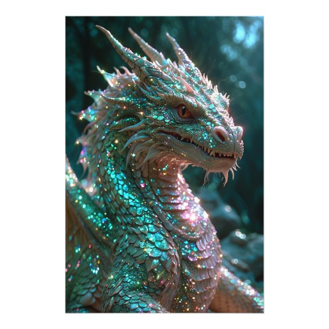 Foto *~* Majestuoso AP88 Fantasy Dragon Wall Art 26 (Frente)