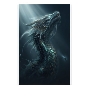 Foto Majestuoso Dragón Marino de Escala Dorada - Guar d