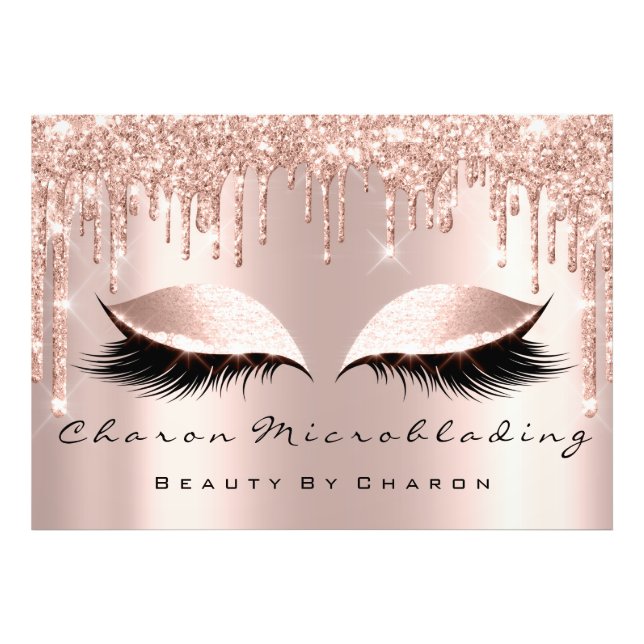 Foto Makeup Eyebrows Lashes Browns Rosa Spark Girly (Frente)