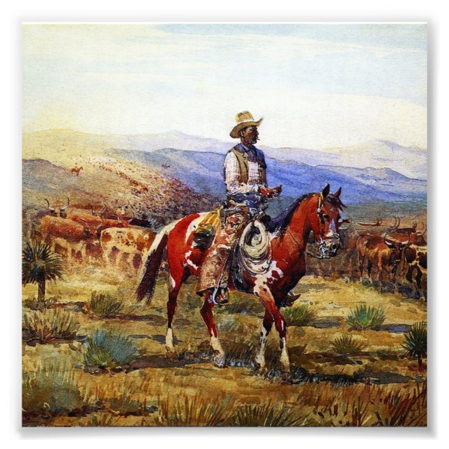 Foto “Making Good Time” Arte Occidental de Ed Borein (Frente)