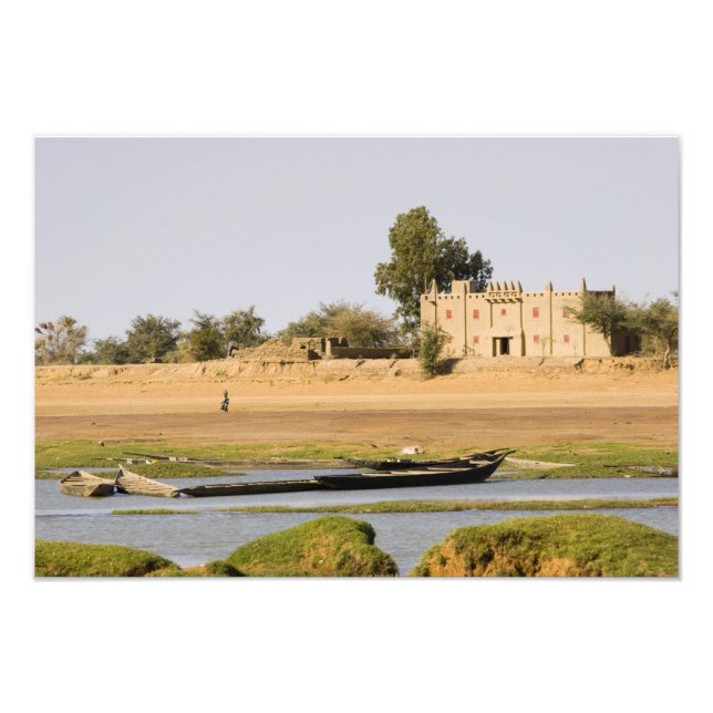 Foto Malí, Djenne. Río Bani cerca de Djenne (Frente)