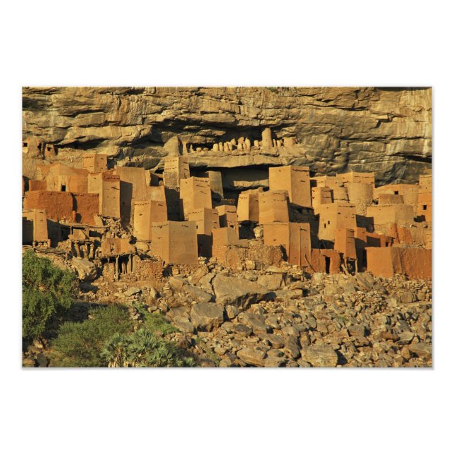 Foto MALI, tierras Dogon. Tellem maliense tradicional (Frente)