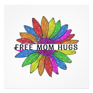 Foto Mamá libre abraza a LGBTQIA+ Apoyo al Orgullo