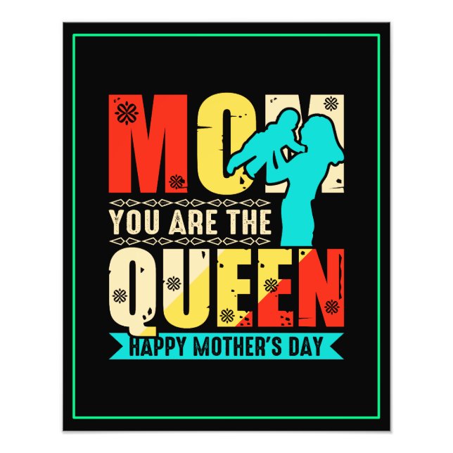 Foto Mamá Tú Eres La Reina (Frente)