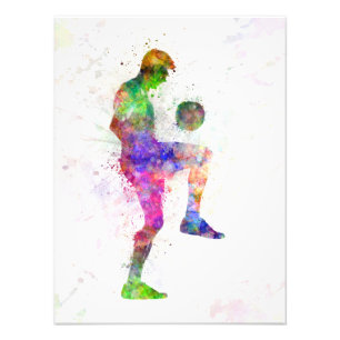 Foto man soccer football player