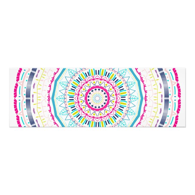 Foto mandala colorido (Frente)