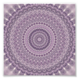 Foto Mandala de plumas moradas