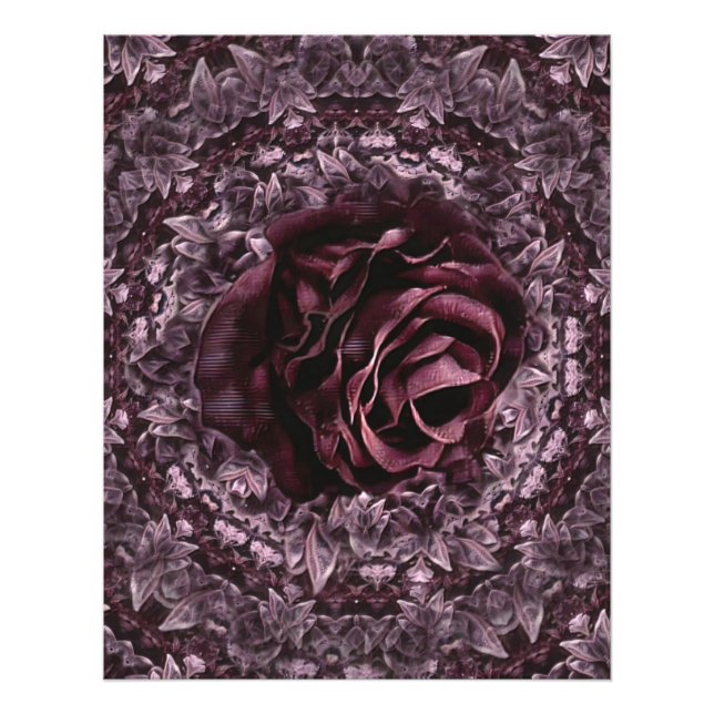 Foto Mandala de rosa  (Frente)