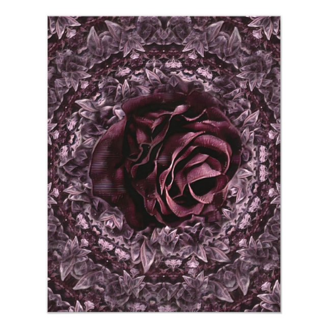 Foto Mandala de rosa  (Frente)