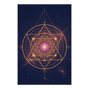 Foto Mandala Luminoso de Armonía Dorada