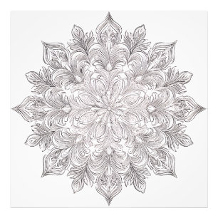 Foto Mandalas de Pétalos con Plumas