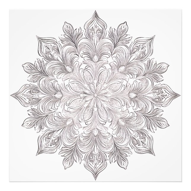Foto Mandalas de Pétalos con Plumas (Frente)