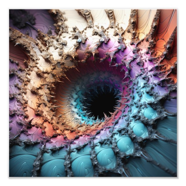 Foto Mandelbrot Set se encuentra con Black Hole en 3D (Frente)