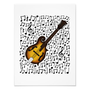 Foto Mandolin Musical Notes Mandolinista Músico Folclór
