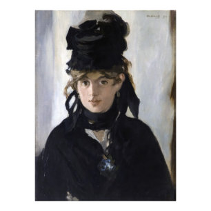 Foto Manet - Berthe Morisot con un ramo de violetas