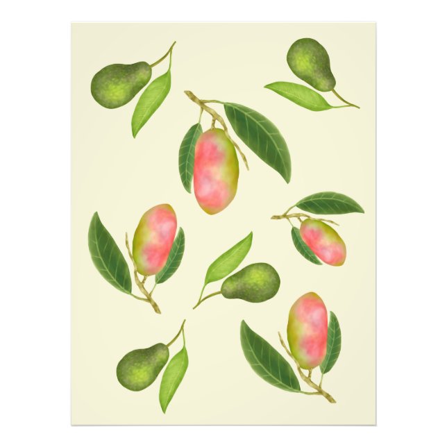 Foto Mango y aguacate (Frente)