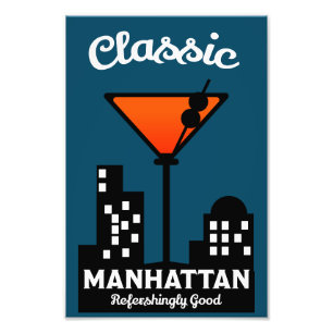 Foto Manhattan Cocktail Wall Art