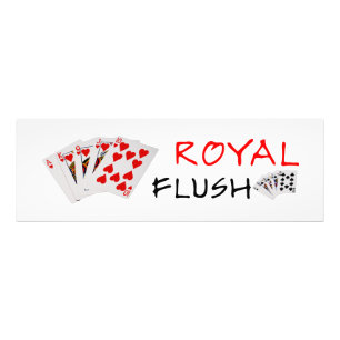 Foto Manos de Póquer - Flush Real