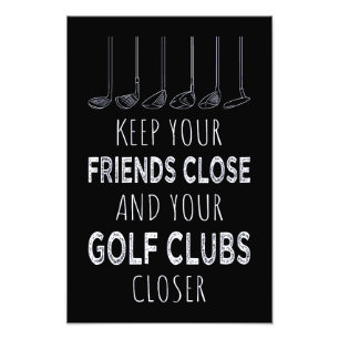 Foto Mantén A Tus Amigos Cerca Y Tus Clubes De Golf Más